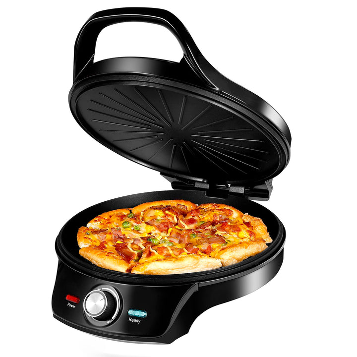 SOKANY Pizzaofen Elektrisch | Elektrischer Pizzabäcker,Pizzaofen Für Zuhause,220 °C,Leistung 2000 W,