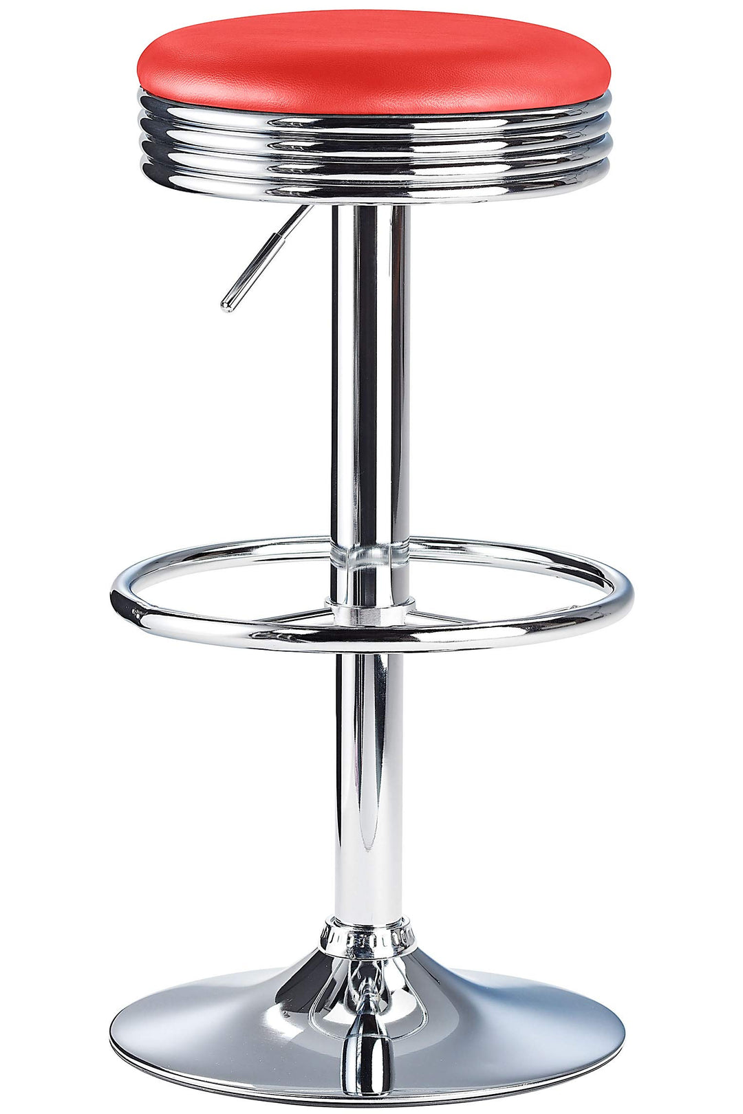 Costantino Amerikanische Diner Stil Bar Stuhl Rot