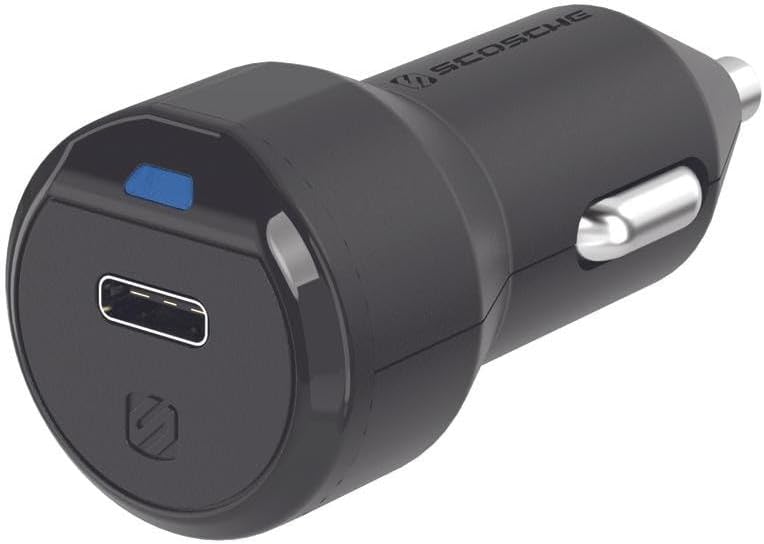 Scosche CPDC8-SP PowerVolt™ 18 W zertifiziertes USB-Typ-C-Autoladegerät Power Delivery 3.0 für Stand