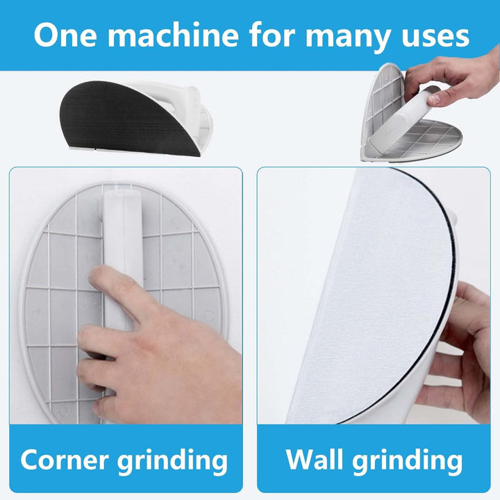 Semi-Circular Angle Sanding Sandpaper Tool, FORMVERSITY Selbstklebendes Schleifpapier Schleifwerkzeu
