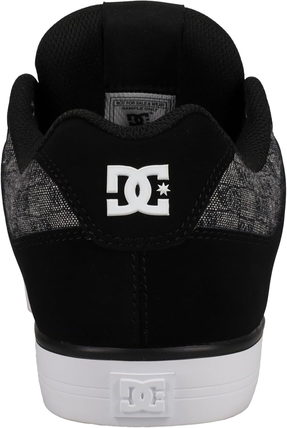 DC Shoes Herren Pure Sneaker 38.5 EU Black Monogram, 38.5 EU Black Monogram