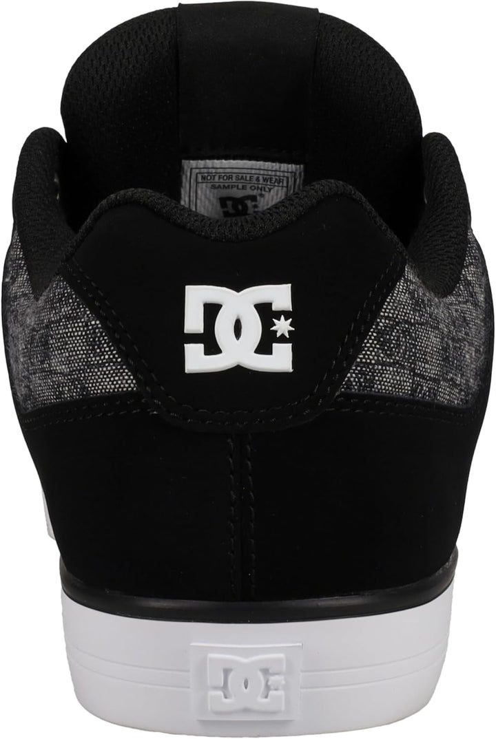 DC Shoes Herren Pure Sneaker 38.5 EU Black Monogram, 38.5 EU Black Monogram