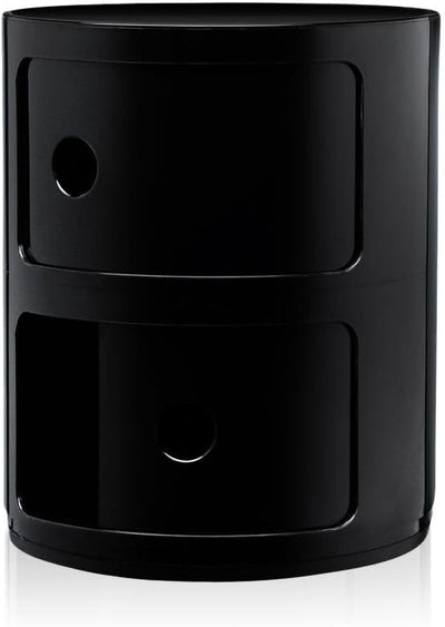 Kartell 496609 Container Componibili schwarz, 32 x 40 x 32 cm