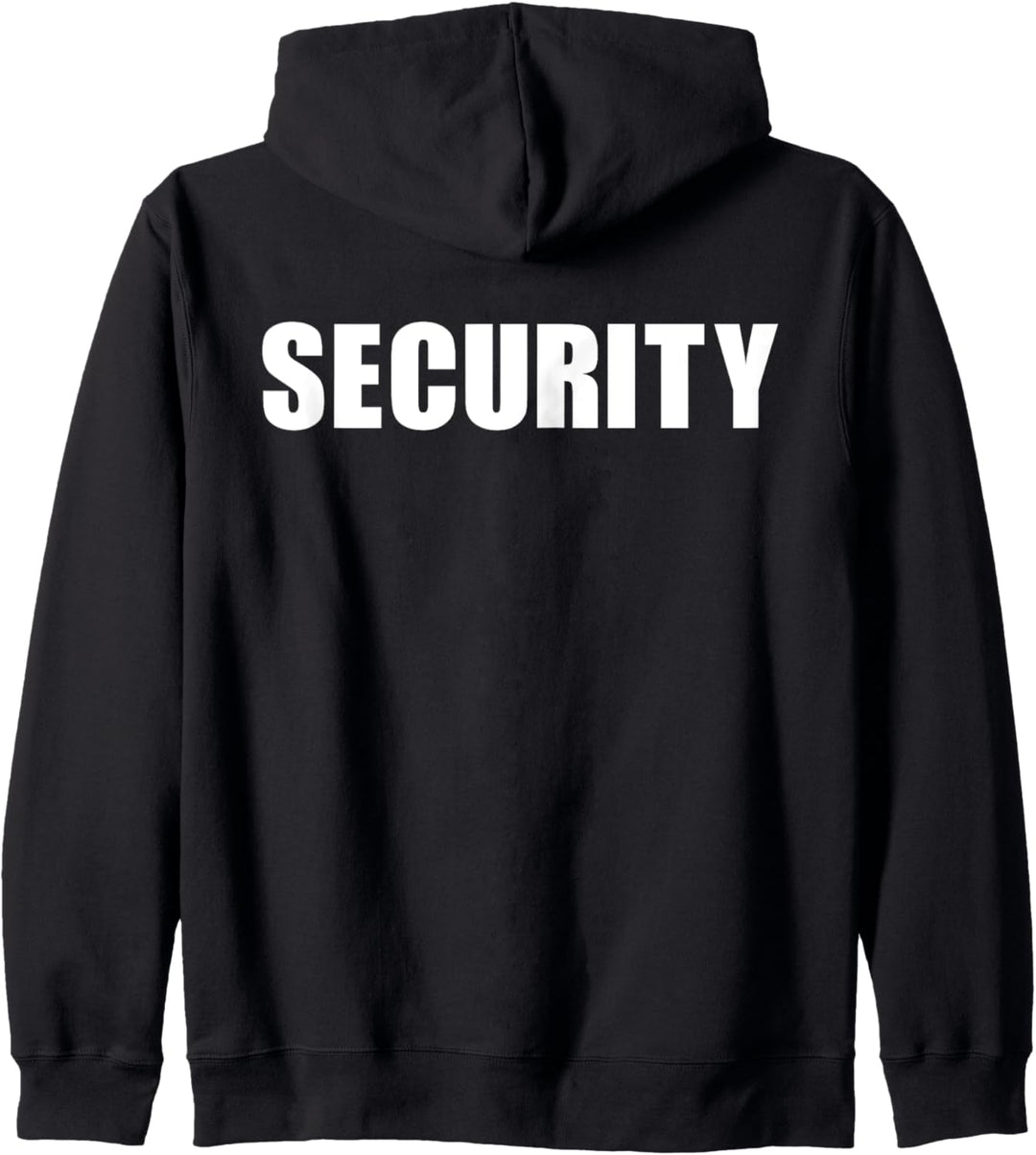 SECURITY Sicherheitsdienst Bekleidung Wachdienst Front Back Kapuzenjacke