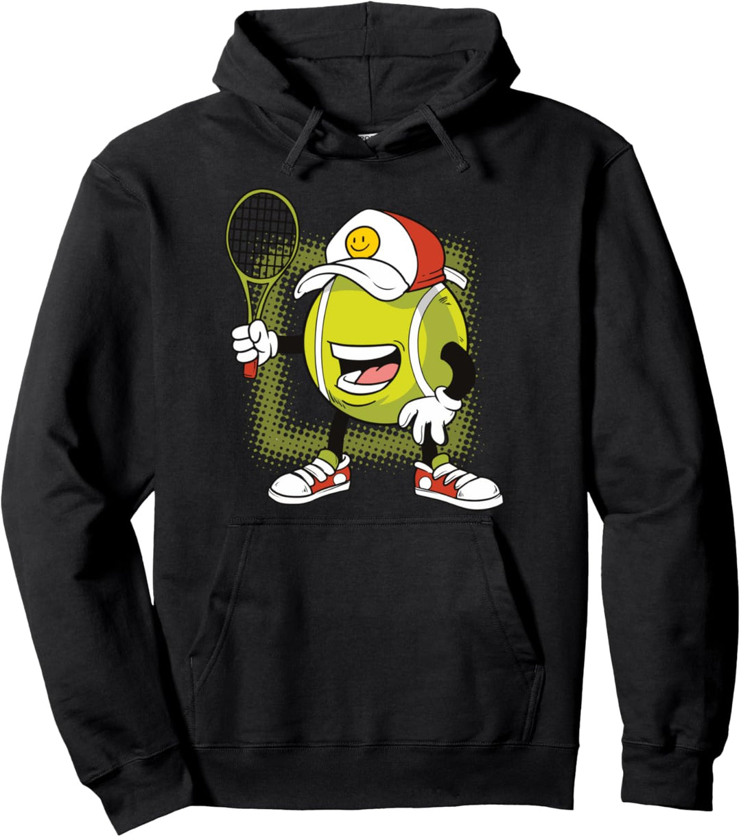Tennis Junge Tennisspieler Pullover Hoodie