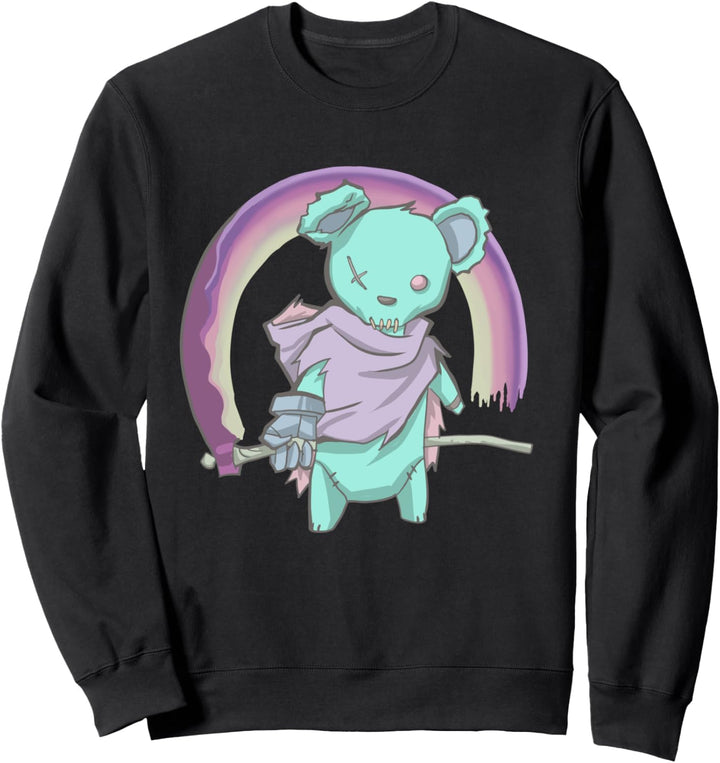 Pastell Goth Wizard Teddybär Kawaii Sweatshirt