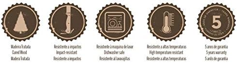 PIZZA, Pizzamesser-Set, 4-tlg.braun