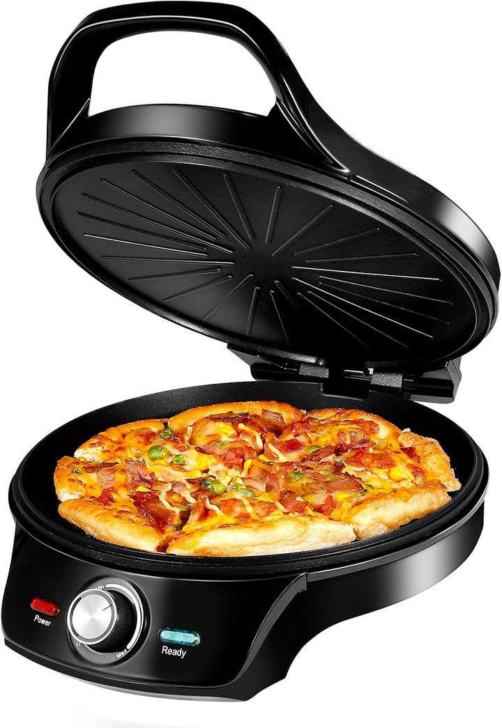 SOKANY Pizzaofen Elektrisch | Elektrischer Pizzabäcker,Pizzaofen Für Zuhause,220 °C,Leistung 2000 W,