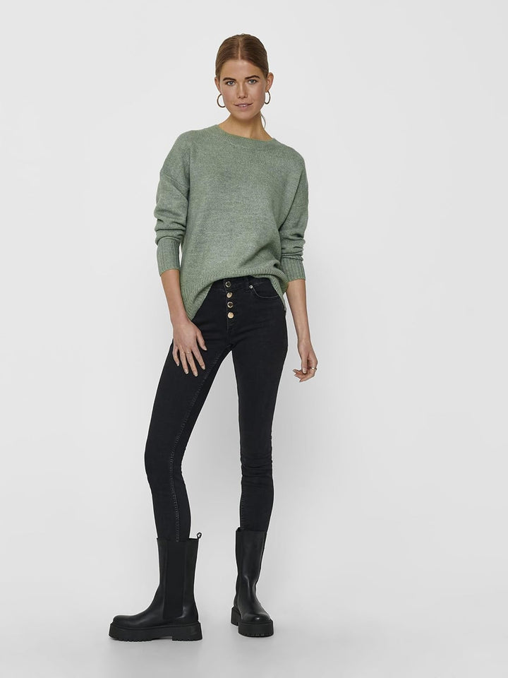 ONLY Female Strickpullover ONLNANJING Strickpullover XS Balsam Green, XS Balsam Green