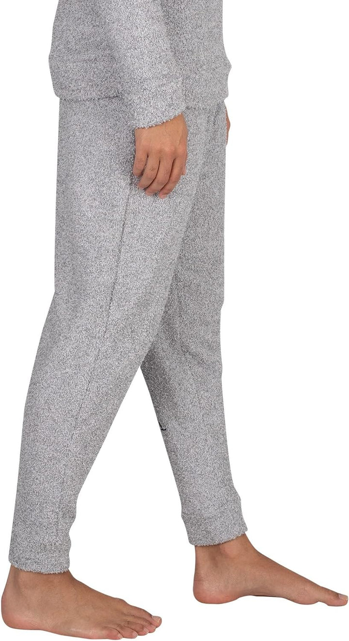 Calvin Klein Herren Lounge Jogginghose aus Plüsch, Grau, S