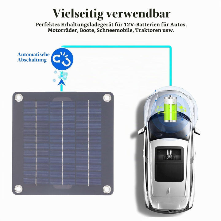 12V 18V 20W Solarbatterieladegerät-Kit Monokristalliner Batterieerhalt für Wohnmobile, Autos, Boote,
