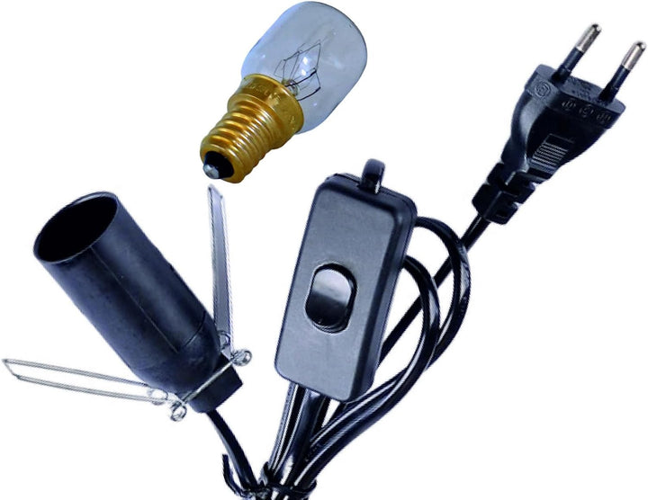 Kristallsalz-Lampe "naturell" 3-6 kg mit Elektrik