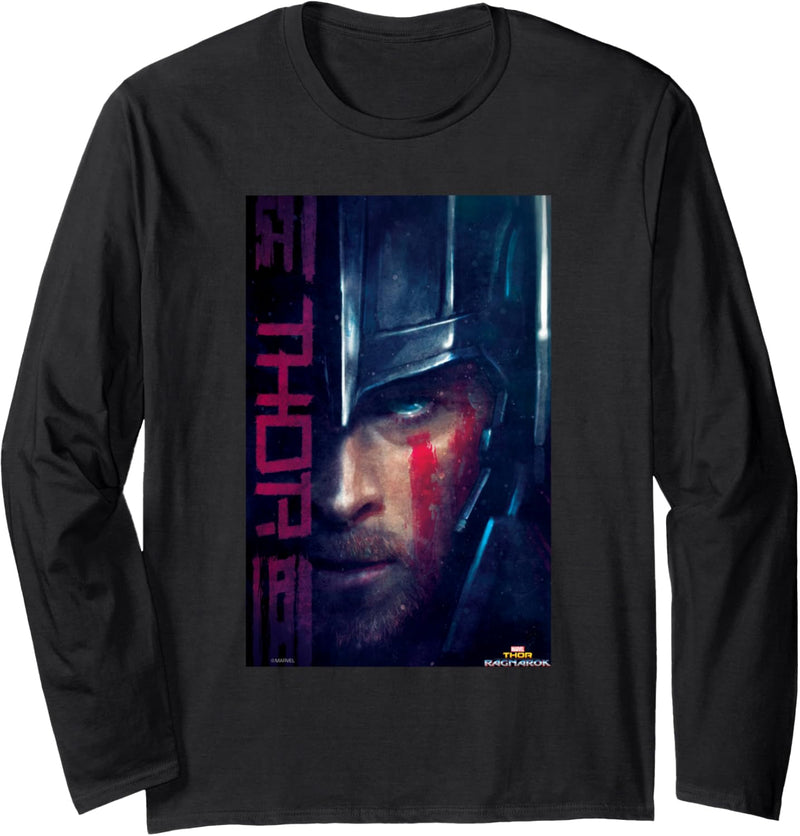 Marvel Thor: Ragnarok Thor Poster Langarmshirt