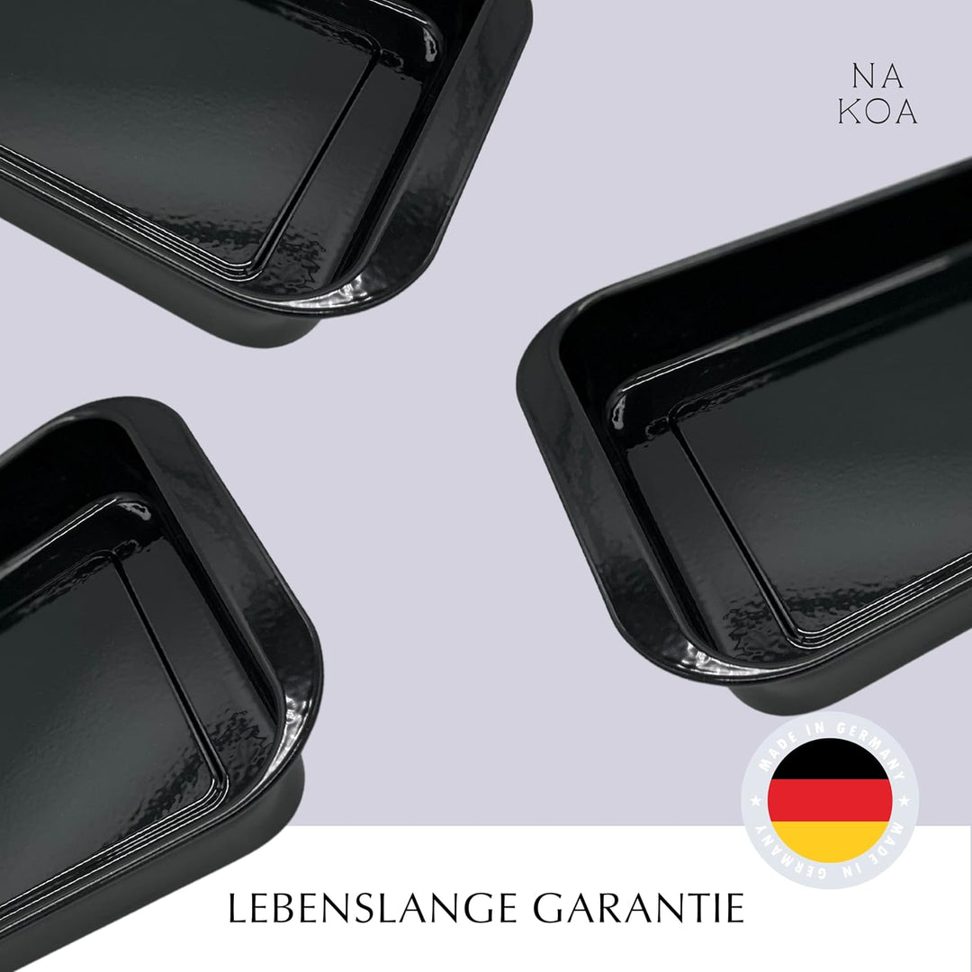NAKOA Bräter für Backofen & Grill aus natürlichen Rohstoffen mit hervorragender Antihaftwirkung | Br
