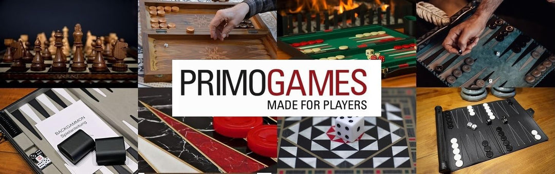 PrimoLiving Deluxe Holz Backgammon Set Porto – 25,5 x 26,4 cm - inklusive Schachbrett S Porto, S Por