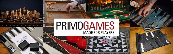 PrimoLiving Deluxe Holz Backgammon Set Porto – 25,5 x 26,4 cm - inklusive Schachbrett S Porto, S Por