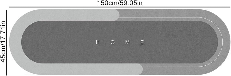 YeahBoom Super Absorbierende Bodenmatte,Schmutzabweisend Bodenmatte Für Bad,Memory-Schaum-Badematten