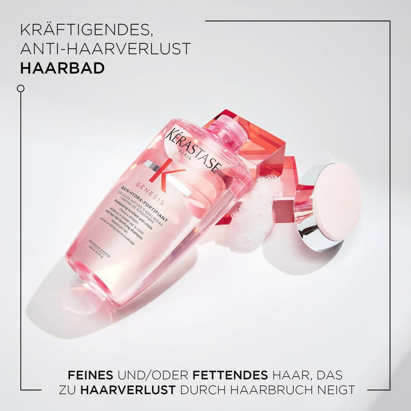 Kérastase | Shampoo für feines Haar, Nährendes und kräftigendes Haarbad gegen Haarverlust, Bain Hydr