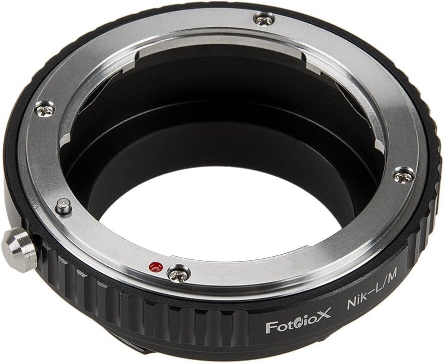 Fotodiox Lens Mount Adapter Compatible with Nikon F-Mount Lenses on Leica M-Mount Cameras