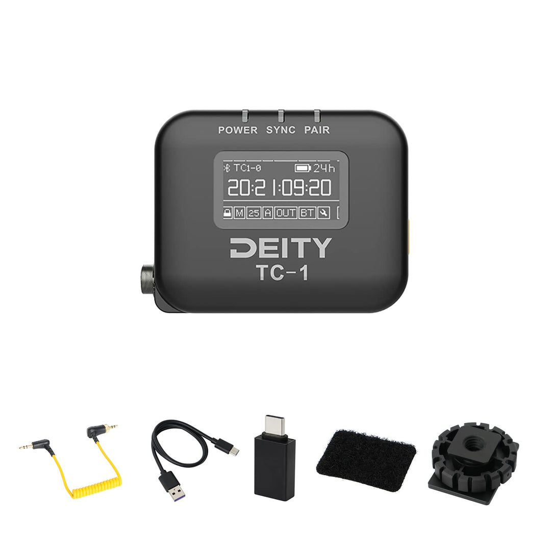 Deity TC-1 Drahtloser Timecode-Generator 2.4G Radio Bluetooth 5.0-Unterstützung APP-Steuerung Timeco