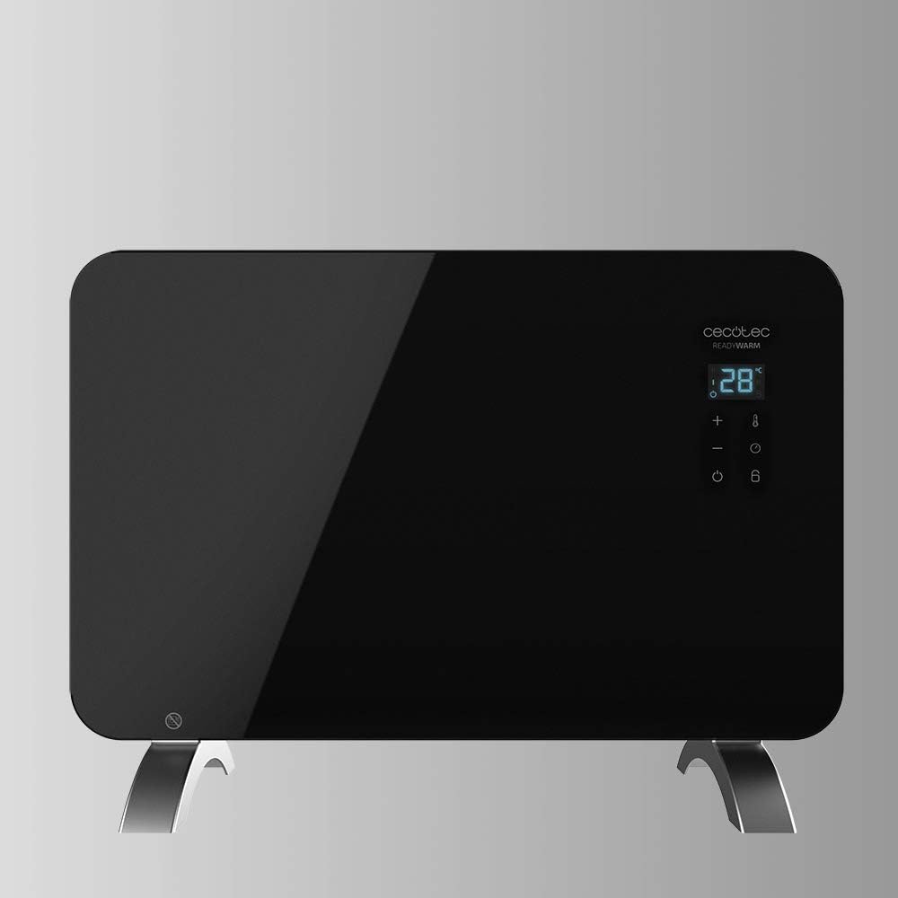 Cecotec Heizkonvektor mit Glasplatte Ready Warm 6670 Crystal Connection. 1000W, WiFi-Steuerung, eins