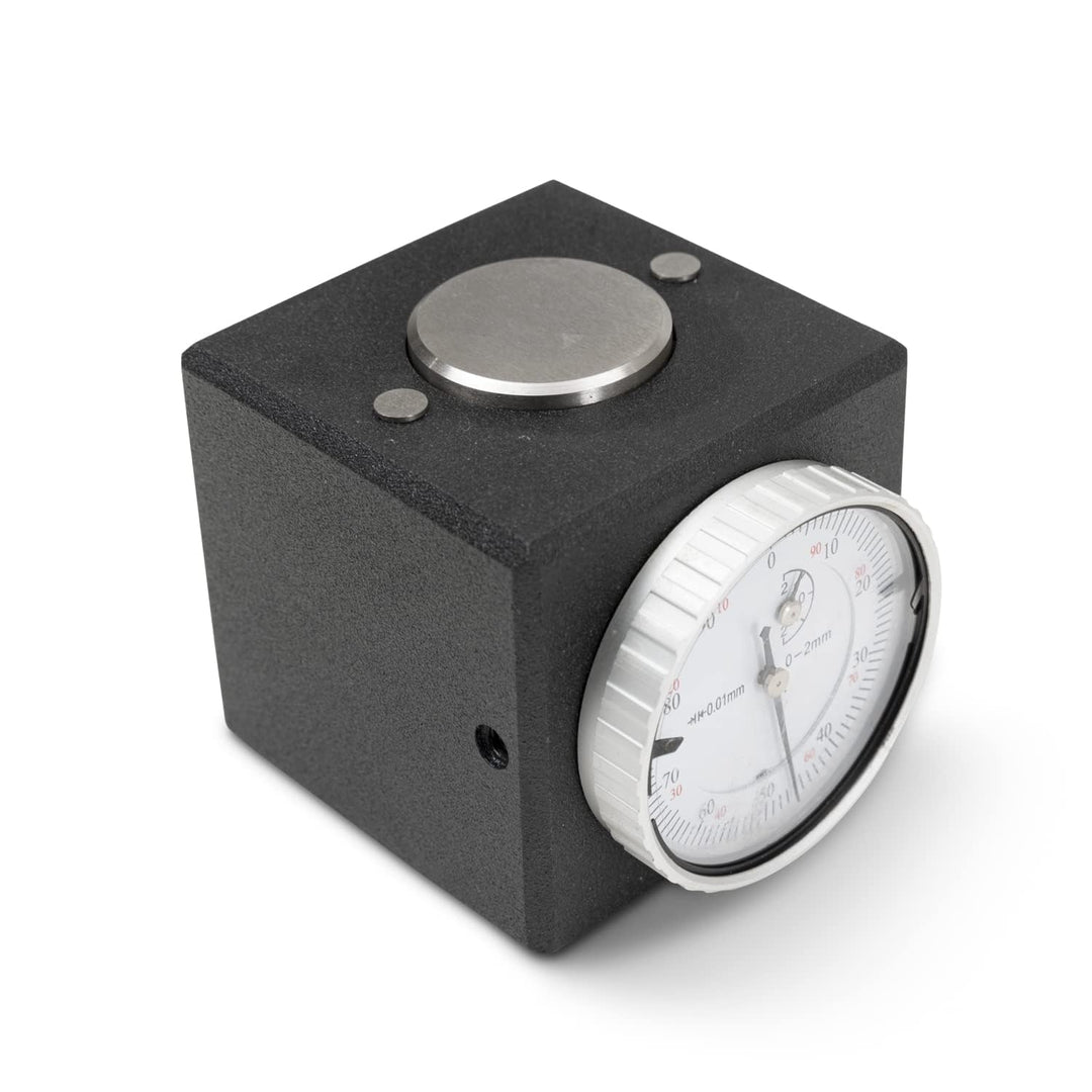 WIKISTORE Z-ACHSEN EINSTELLGERÄT 50 mm, Präzisionskomparator mit Werteskala 0,01 mm, Magnetfuss, Grö