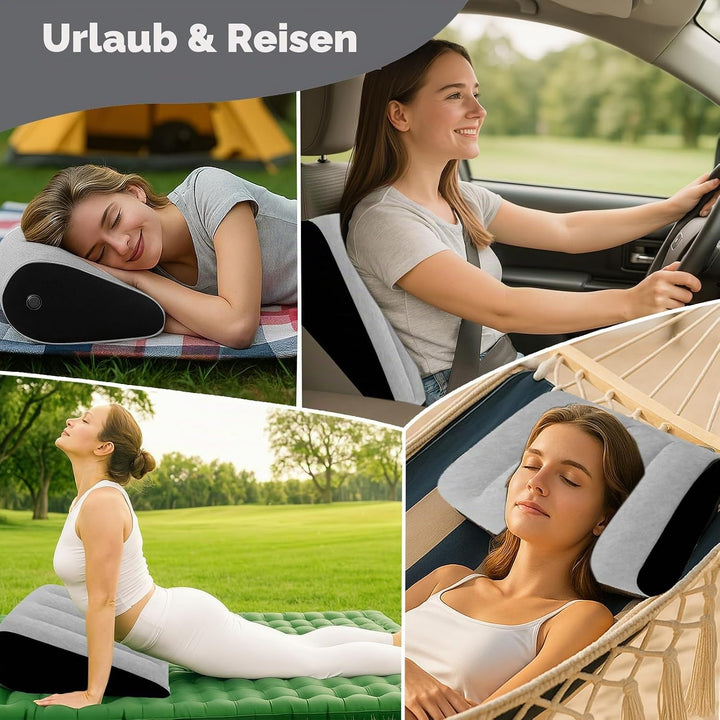 Aufblasbares Keilkissen für Sleepling - Reflux Kissen Anti-Schnarchen, Säurereflux und GERD. Positio