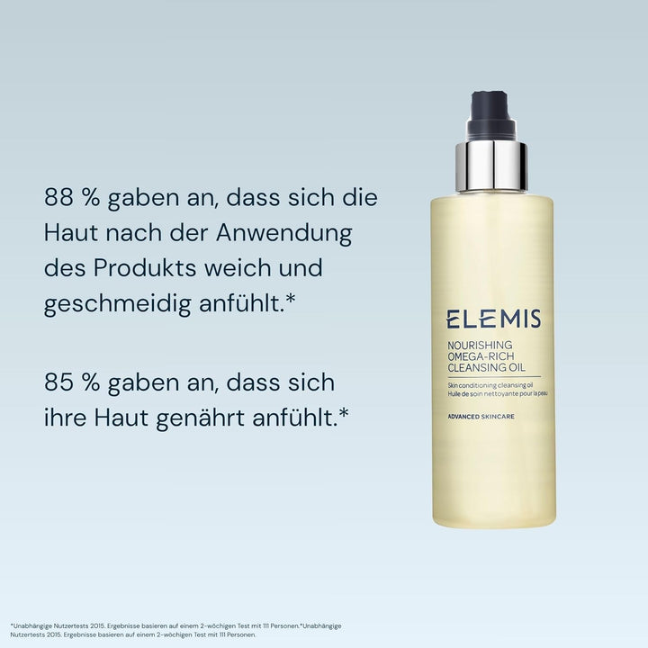 Elemis Nährendes Omega-reiches Reinigungsöl, hautpflegendes Reinigungsöl, öle , 1er Pack (1 x 195 ml