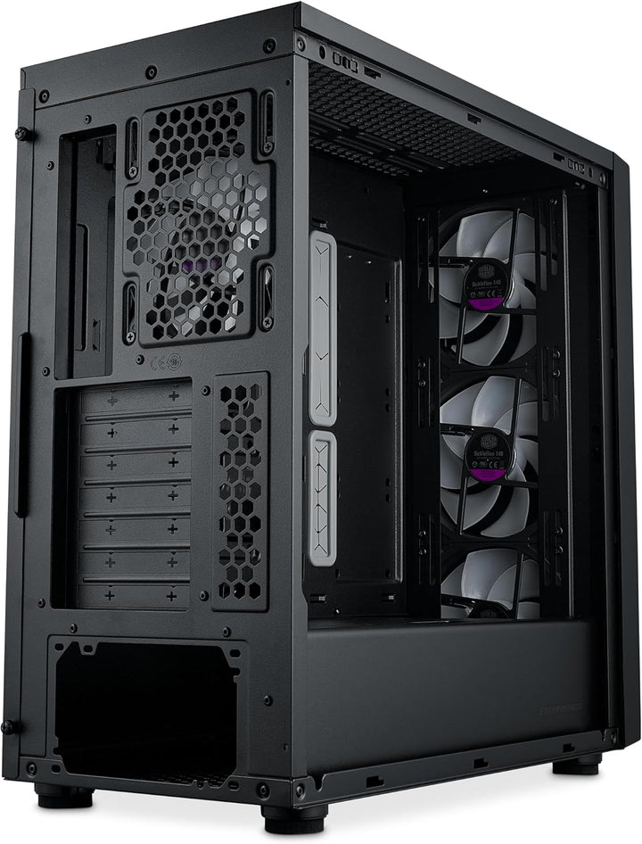 Cooler Master MasterBox 600 – E-ATX-Airflow-Gehäuse Back-Connect-MB- und 420 mm Kühler-fähig, 3 x 14