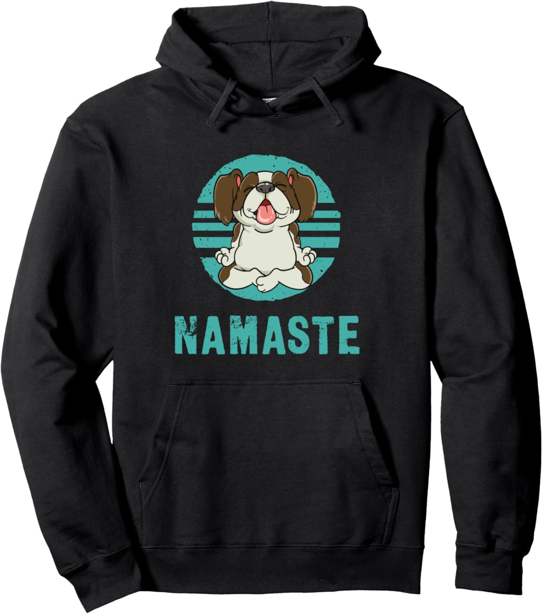 Dog Yoga Meditation Namaste Lustiges Pullover Hoodie