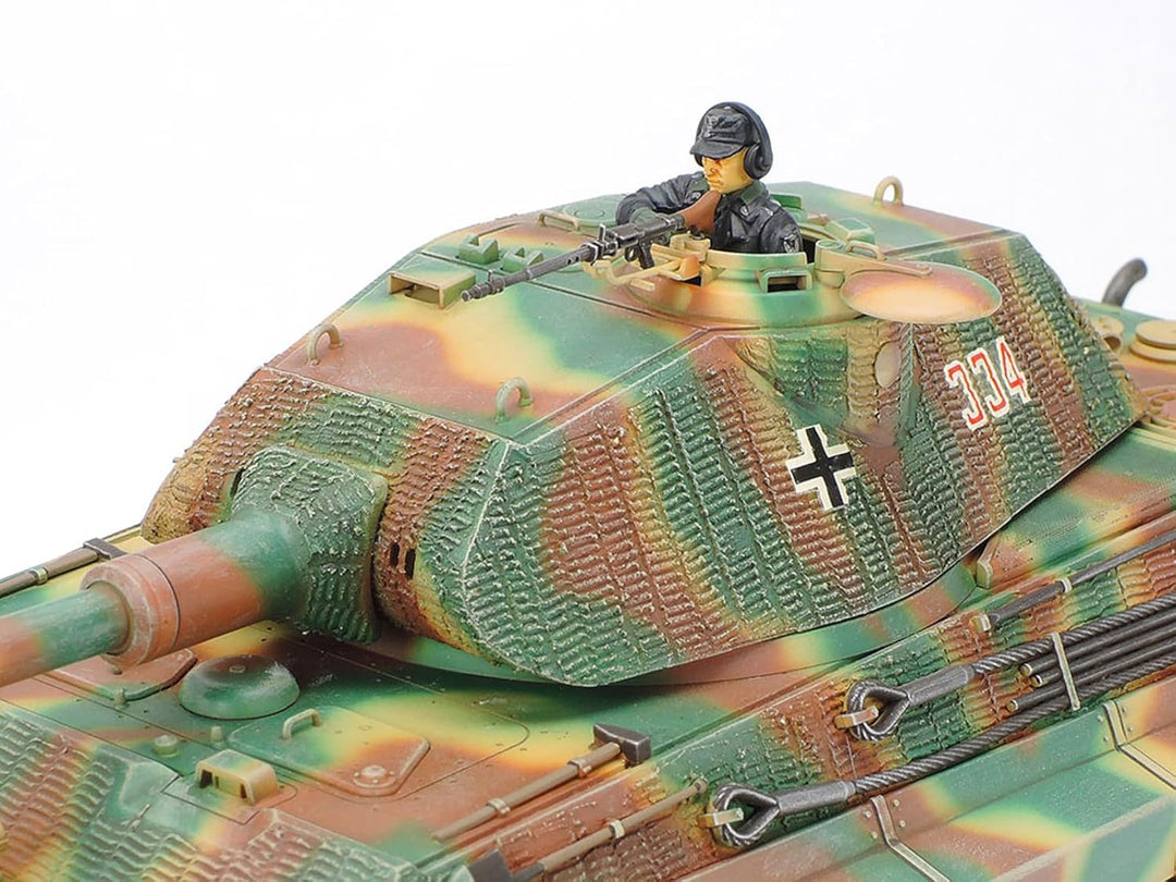 Tamiya 300035169-1:35 WWII Sonderkraftfahrzeug 182 Königstiger Porsche T (1)