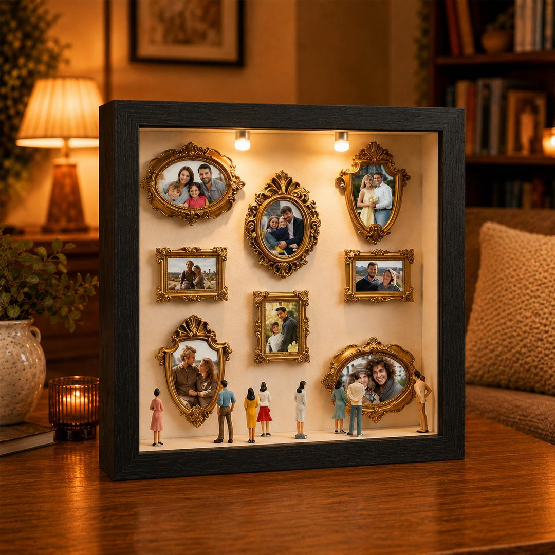 DIY Mini Museum Silhouette Box, DIY Mini Museum Bilderrahmen, Museum of Us