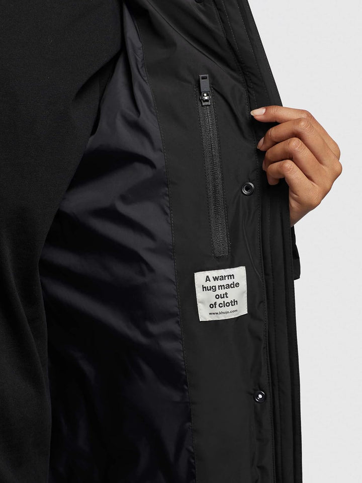 khujo Damen Steppmantel Sonje 5 XS Schwarz, XS Schwarz