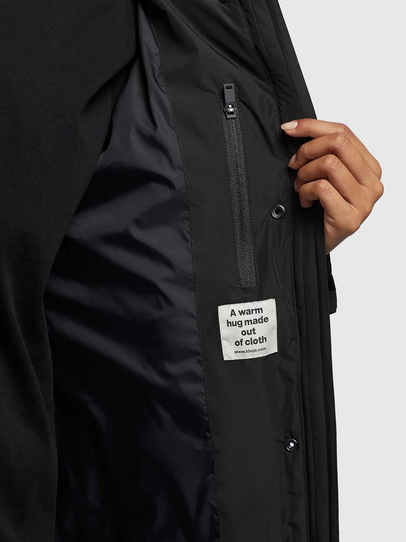 khujo Damen Steppmantel Sonje 5 XS Schwarz, XS Schwarz