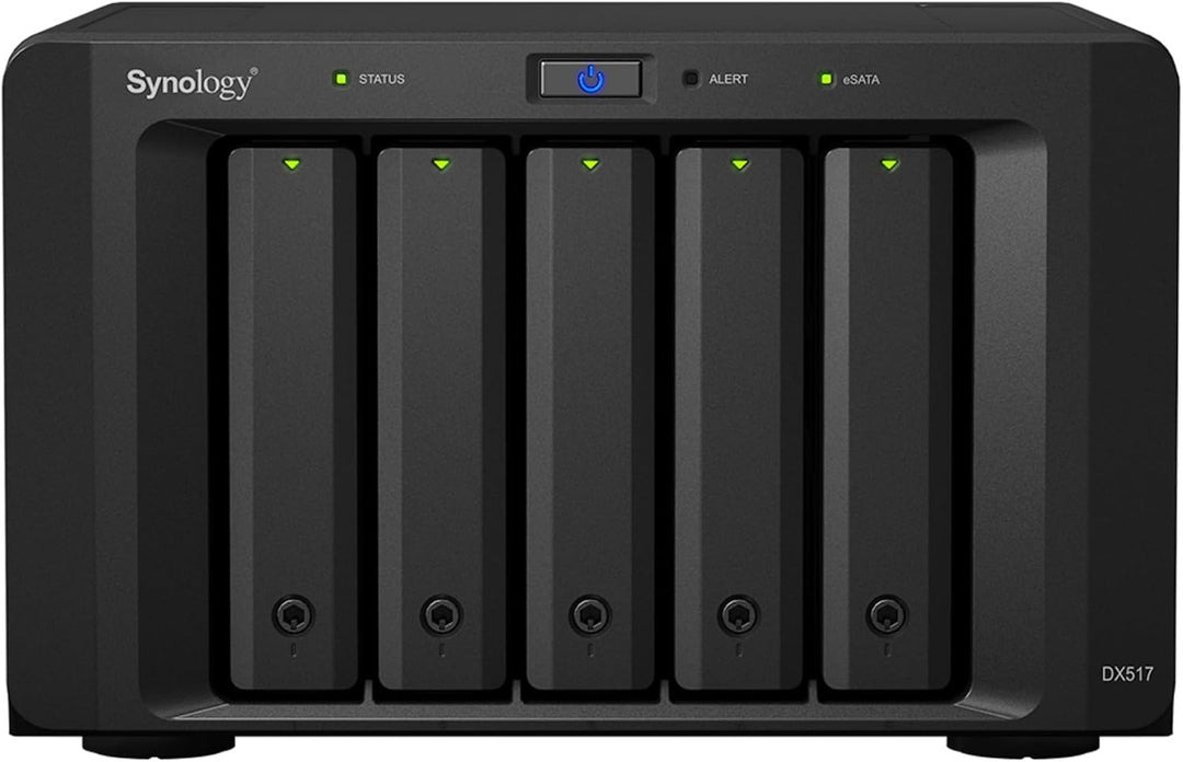 Synology 10000GB DX517 5 Bay Desktop-NAS-Erweiterungsgehäuse, Enclosure Enclosure Enclosure Single,