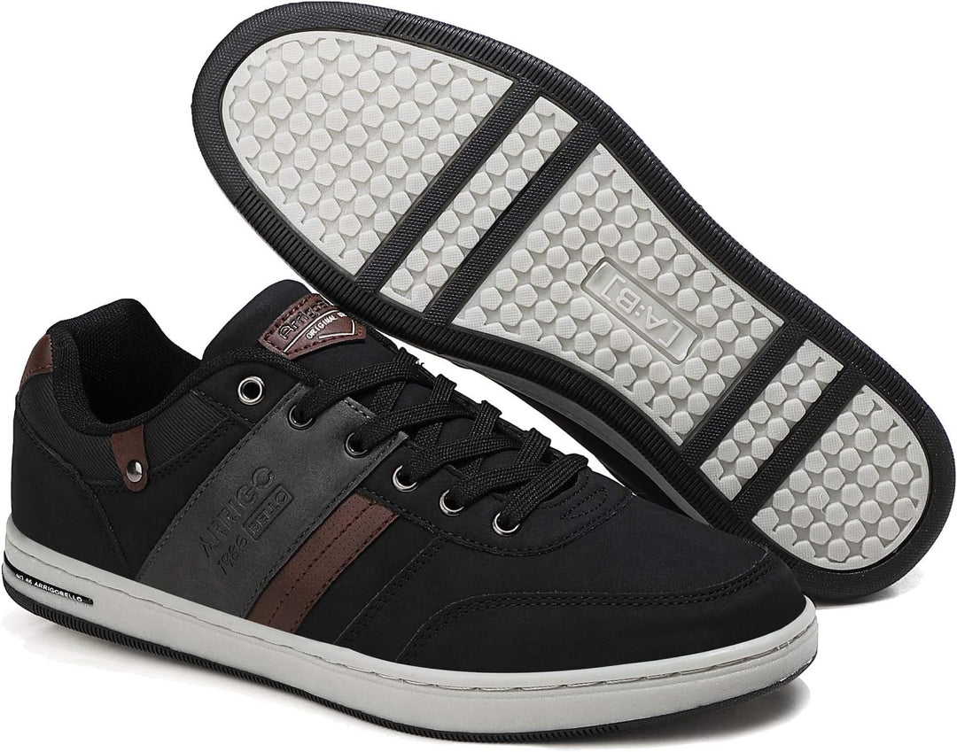 ARRIGO BELLO Freizeitschuhe Herren Sneaker PU Leder Walkingschuhe Atmungsaktive Athletic Formal Clas