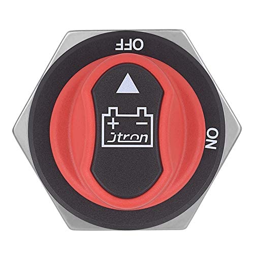 Jtron batterieschalter trennschalter motorrad an-aus batterieschalter 12v mini mit Kabel 6AWG 50CM f