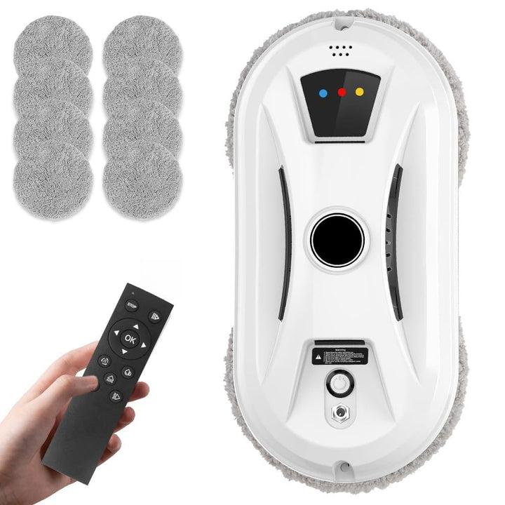 Fensterputzroboter, Fensterputzer Elektrischer Roboter mit Fernbedienung, Fensterroboter für Innen-
