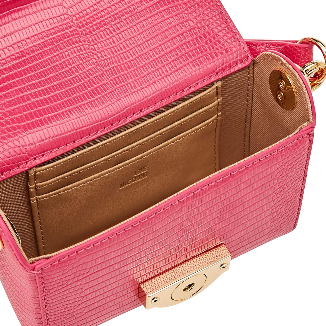 Love Moschino Women's Jc4294pp0gku0 Handbag, 10X14X6 Fuchsia, Fuchsia