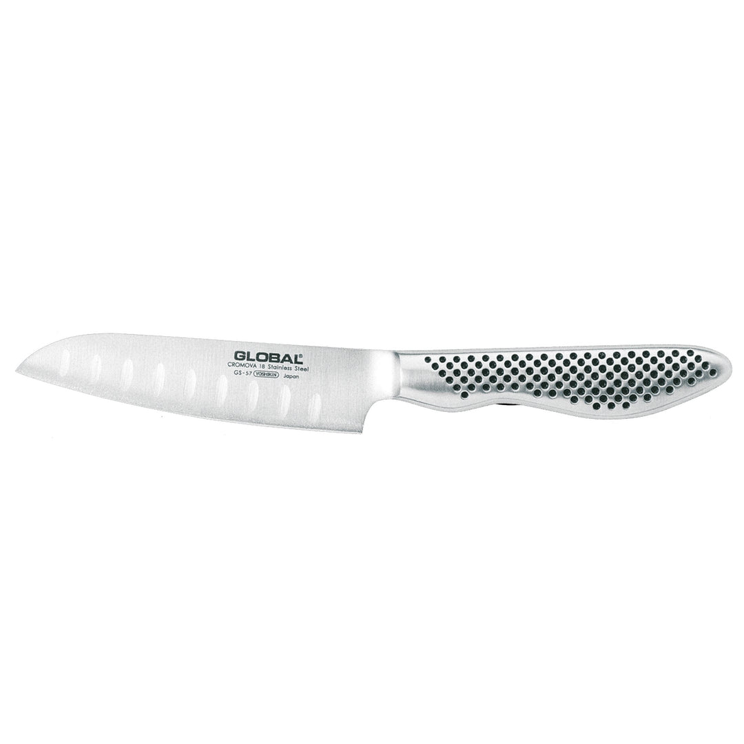 Global GS-57 Kleines Santoku mit Kullenschliff 11 cm
