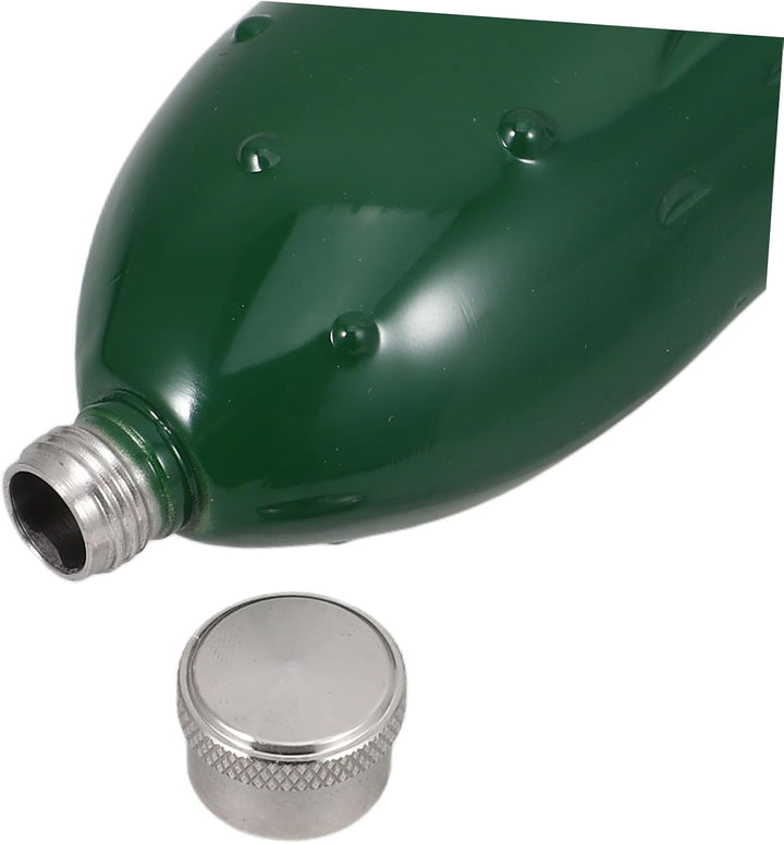 UTHCLO Edelstahl Flasche Im Gurken-design Tragbare Trinkflasche Für Whiskey Wasser Und Mehr Für Reis