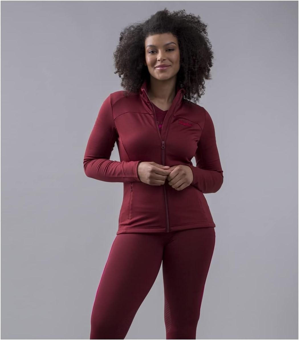 Kingsland Damen Fleecejacke KLOlyvia S burgundy, S burgundy