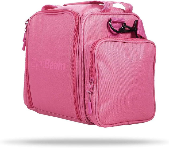 GymBeam FIT Prep Essenstasche - Kleine Kühltasche mit 3 stabilen Behältern, Löffeln und Gelpacks, pr