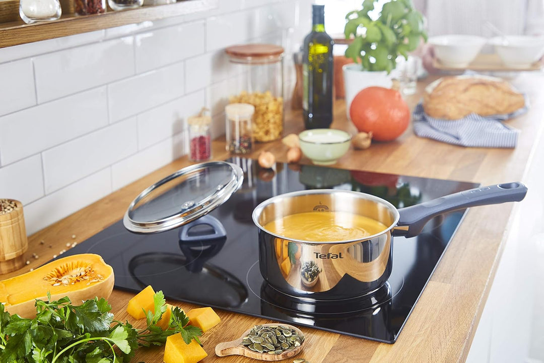 Tefal Daily Cook Pfannen-Set, 3 Stück: Bratpfannen aus Edelstahl, 20/24/26 cm, antihaftbeschichtet,