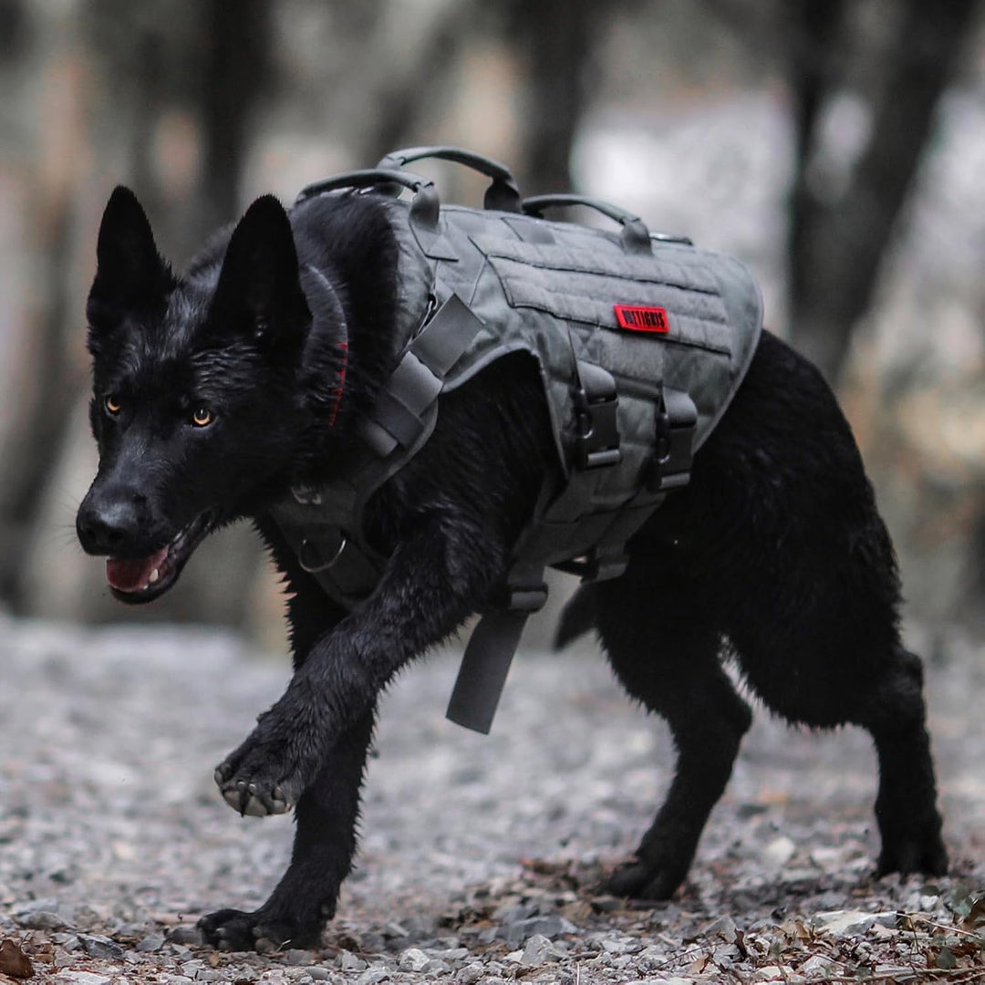 OneTigris Hundegeschirr, X Destroyer Taktisches Einstellbar Antizuggeschirr Ausbruchsicheres Geschir