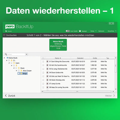 Nero Testsieger Datensicherung Software - Backup erstellen, Auto-Backup, Cloud-Sicherung, Datenrettu