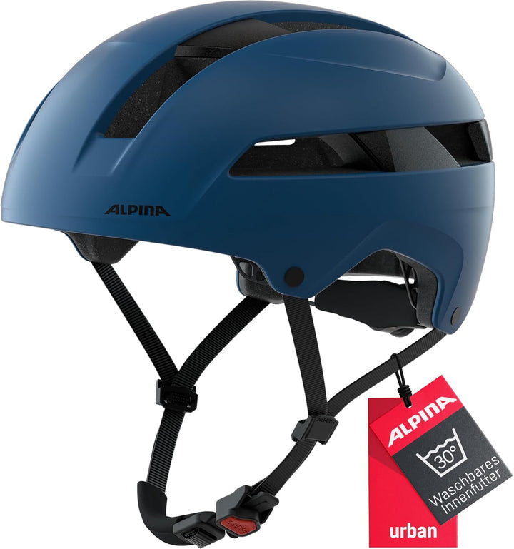ALPINA SOHO - Extrem Robuster, Leichter & Individuell Anpassbarer Urban Fahrradhelm Für Erwachsene n