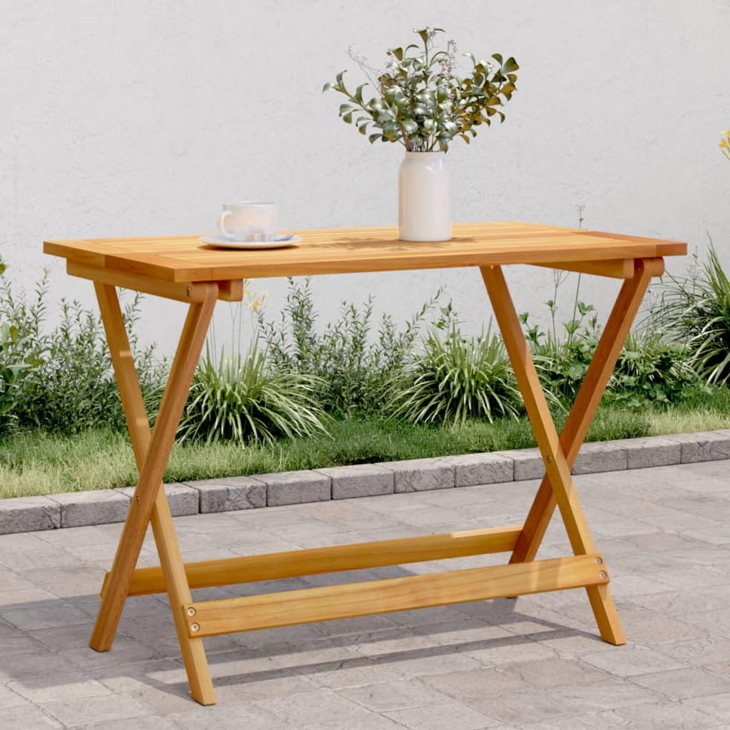 vidaXL Gartentisch, Esstisch mit Klappdesign, Holztisch für Terrasse Garten Balkon, Klapptisch Terra