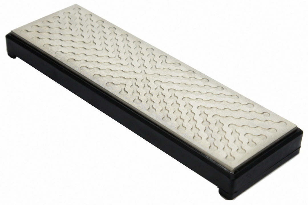 Shapton® Diamantbeschichtung Abrichtblock 25,4 x 7,6 cm, Kombinierbar mit allen Wassersteinen, Silve