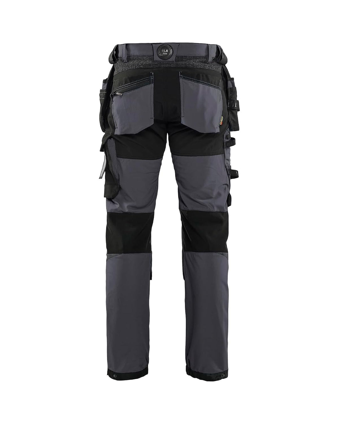 Blaklader 152216459699D112 4-Wege Stretch Handwerker Arbeitshose, Mittelgrau/Schwarz, Grösse D112